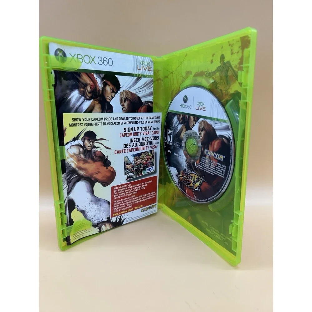 Street Fighter IV Xbox 360‎ LIVE Complete CIB W/ Manual Tested Working Capcom
